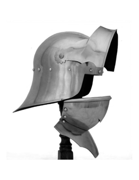 German Gothic Sallet Helmet with Barbote