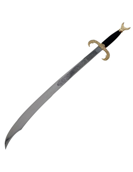 golden arabian scimitar