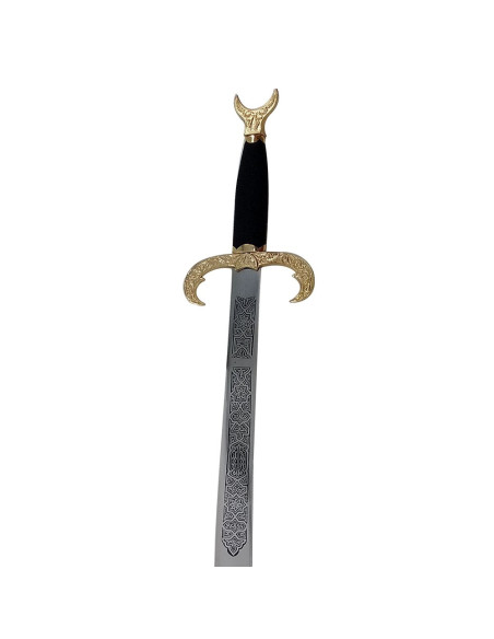 golden arabian scimitar