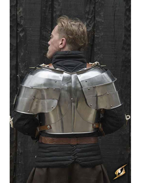 Milanese medieval shoulder pads,...