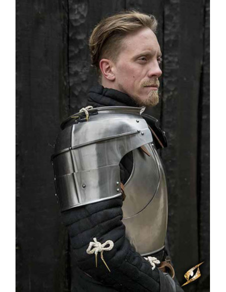 Milanese medieval shoulder pads,...