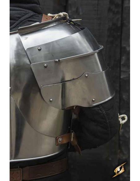 Milanese medieval shoulder pads,...