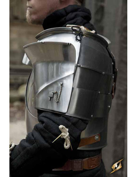 Milanese medieval shoulder pads,...