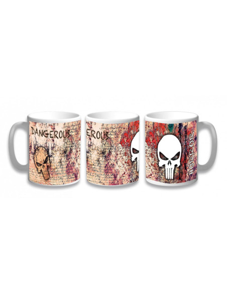 Ceramic Mug Skull Horror