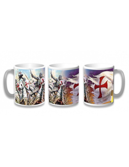 Ceramic Mug Templar Warriors
