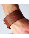 Celtic Knots Leather Bracelet, adjustable (1 unit)