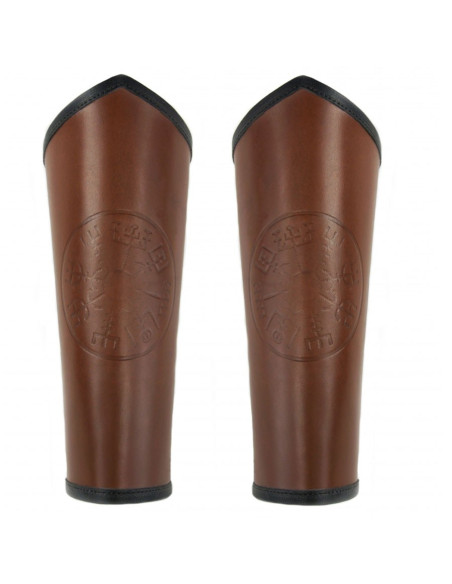 Celtic brown Vegvisir leather bracelets Celtic brown Vegvisir leather bracelets