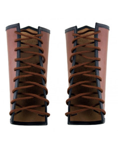 Celtic brown Vegvisir leather bracelets 2