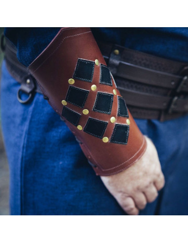 Medieval Bracers Brown-Black flats ⚔️ Medieval Shop