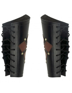 Medieval Bracelets Black-Brown flats 2