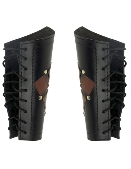 Medieval Bracelets Black-Brown flats