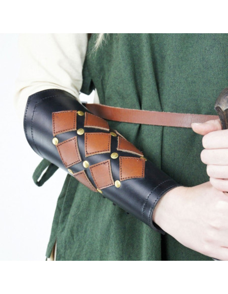 Medieval Bracelets Black-Brown flats