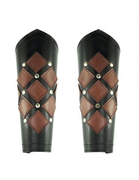 Medieval Bracelets Black-Brown flats