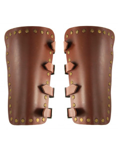 Medieval Mar bracelets in brown leather