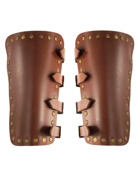 Medieval Mar bracelets in brown leather Medieval Mar bracelets in brown leather