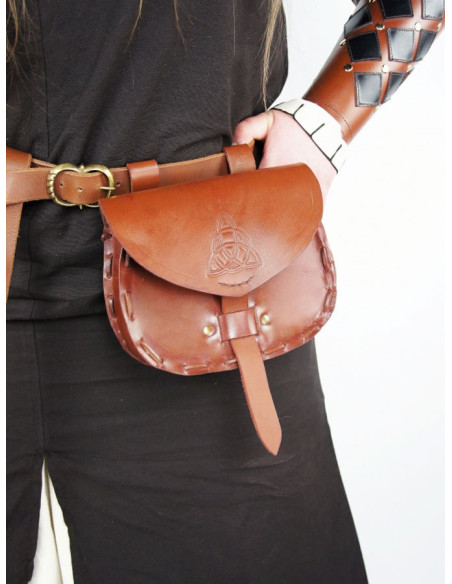 Celtic Knot Erin Belt bag in leather