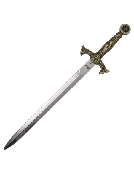 Masonic swords Templar, bronze finish