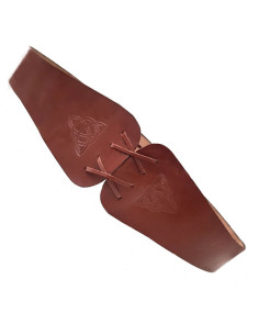Celtic women's belt Alana in brown leather