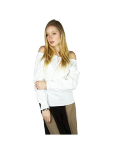 Medieval women's blouse Bettina, white 2