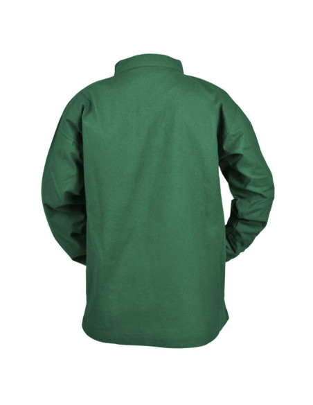 Green medieval shirt for boy, Colin Green medieval shirt for boy, Colin
