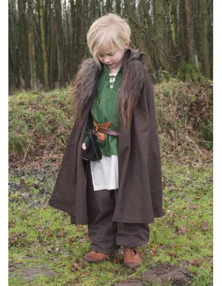 Green medieval shirt for boy, Colin Green medieval shirt for boy, Colin