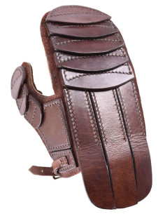 Padded leather mitt for fencing and recreation, right hand