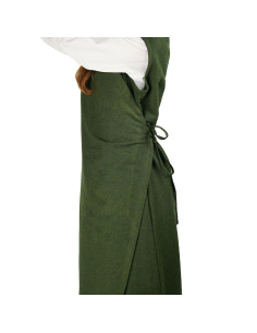 Gerlin model adjustable dress, green color 2