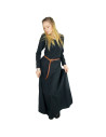 Long black tunic for a Medieval lady Scarlet model