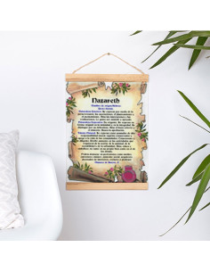 Pennant with wooden frame Personalized with your Name... 2