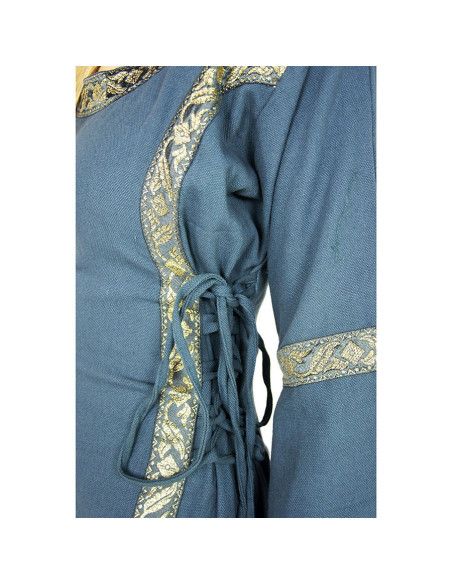 Medieval dress woman model Sophie, Blue