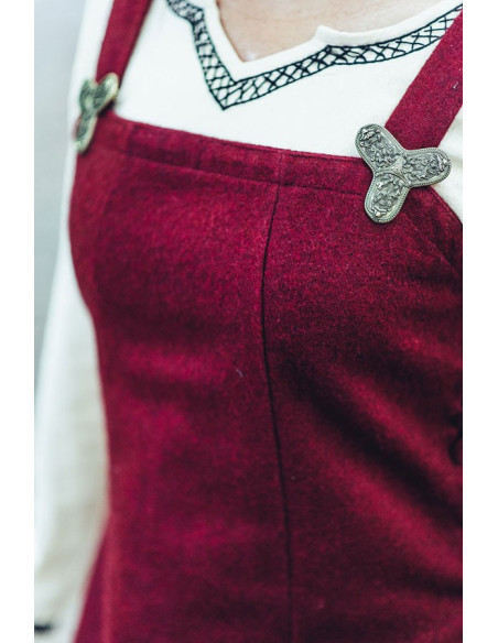 Medieval Viking Aila apron in wool,... Medieval Viking Aila apron in wool,...
