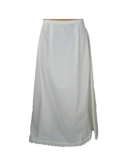 Manon petticoat with ruffles, white Manon petticoat with ruffles, white