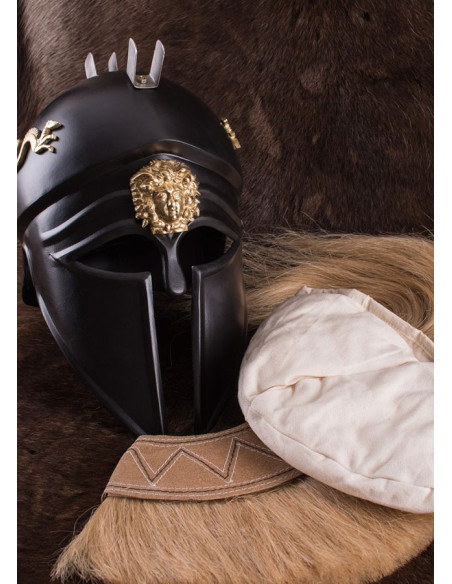 Italo-Corinthian helmet with plume, S...