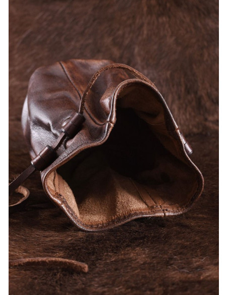 Large leather coin bag Large leather coin bag