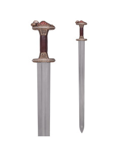 Swedish sword in bronze Era of Vendel, with scabbard