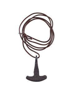 Thor's hammer pendant, hand forged