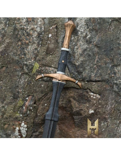 Medieval bastard sword Stronghold series, golden 2