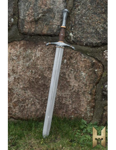 Bastard medieval sword Stronghold series 96 cm, metal color