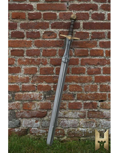Stronghold series knight sword, golden