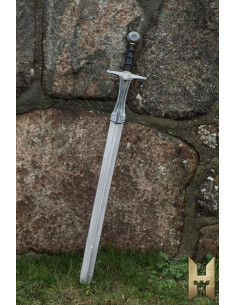 Stronghold series knight sword, metal color