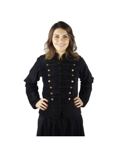 Captain Emilia pirate jacket, black