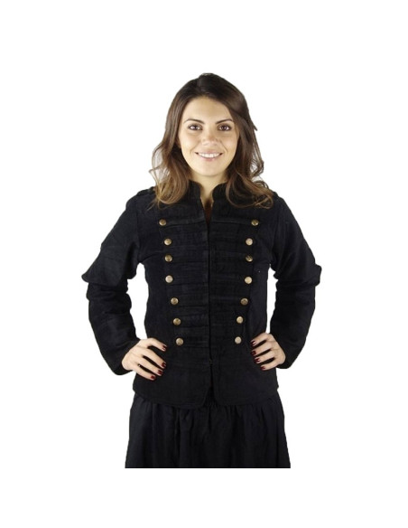 Captain Emilia pirate jacket, black