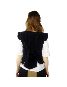 Captain Adaliz pirate vest, black 2