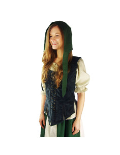 Crespina medieval woman model Alex, green