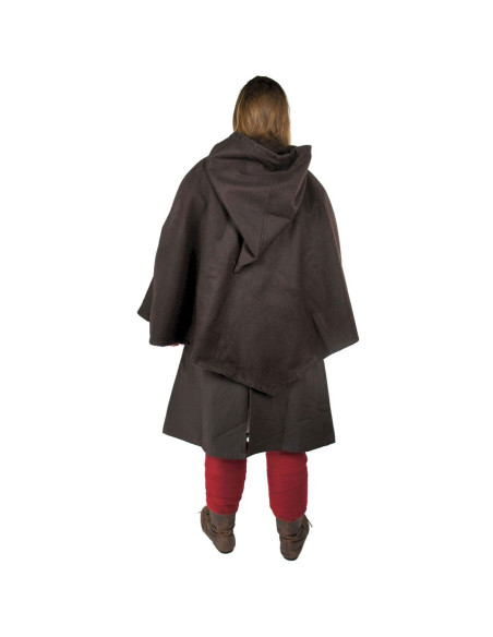 Viking Gugel Egill, dark brown wool Viking Gugel Egill, dark brown wool