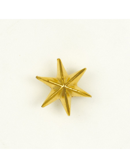 Metallic 6-pointed star for uniform