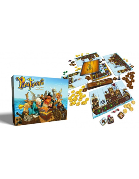 Board game Piratoons, in Spanish