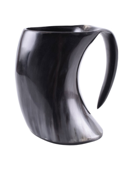 Viking beer mug on horn