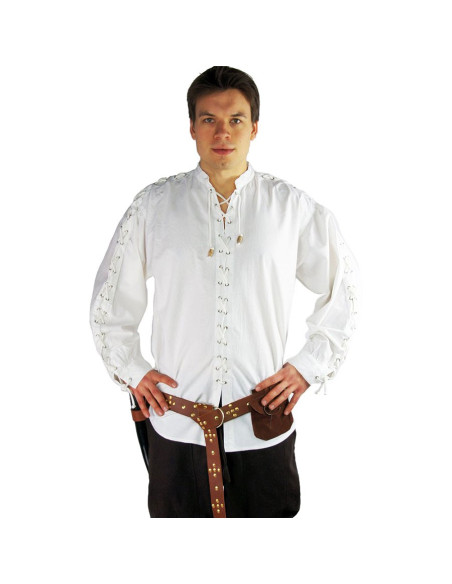Medieval shirt with ties Gustavo...