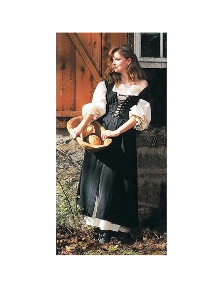 Medieval nightgown cream shoulders to...